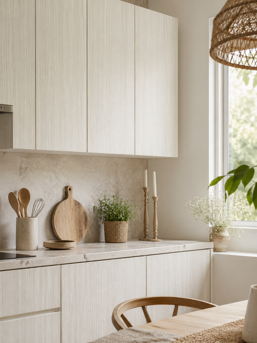 Melamine Faced Particle Board - K524 Pure Surfside Ash | WOODca